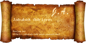 Jakubek Adrienn névjegykártya